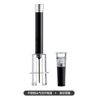 创意气压防断塞多功能酒刀 红酒开瓶器套装 家用葡萄酒起子启瓶器|合金塑管款/赠真空塞
