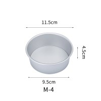 蛋糕模具烘焙工加高烤箱用46810寸心圆形做戚风慕斯活底不沾阳极|4寸圆形阳极活底(无赠品)1人份量