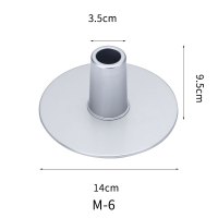 蛋糕模具烘焙工加高烤箱用46810寸心圆形做戚风慕斯活底不沾阳极|6寸空心柱(送脱模刀+刮)