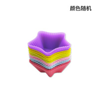 宝宝辅食小蛋糕硅胶模具果冻布丁圆形模子马芬马芬杯子耐高温烘焙|五角星12个装