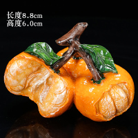 同款变色荔枝茶宠简约创意摆件精品可养个性茶玩茶道茶具配件|开口笑橘子[熟]