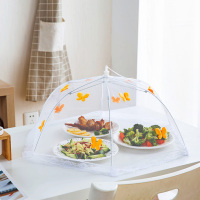 可折叠饭菜罩纱网餐桌罩防苍蝇盖菜罩 家用饭罩遮菜伞桌面食物罩