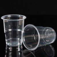 加厚性杯子航旅航空杯透明塑料杯1000只茶水杯奶茶杯