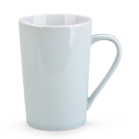 陶瓷三才盖碗茶杯功夫茶具套装玻璃大号青花瓷泡茶碗白瓷家用|青瓷淡蓝马克杯