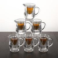 分酒器白酒杯套装 家用一口杯 小酒杯酒具|100ml企鹅壶+10号子弹杯