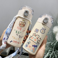 水杯保温杯女便携少女清新潮流可爱创意简约个性儿童森系ins杯子