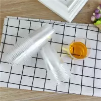 性杯子塑料杯1000只装整箱水杯透明杯商用加厚航空杯家用饮杯