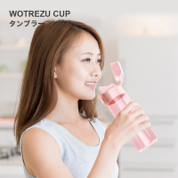 塑料杯便携吸管杯运动随手杯简约男女学生少女可爱水杯子