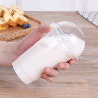 95口径性网红奶茶杯子冷热饮料果汁塑料杯打包豆浆杯带盖