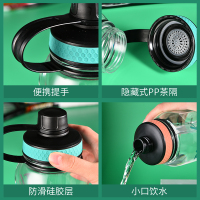 大容量水杯男便携夏天塑料杯健身杯户外运动水壶女学生茶杯子