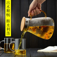 冷水壶玻璃大容量家用水壶耐热温加厚凉白开茶壶套装防爆凉水壶
