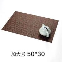 茶具茶道配件竹席茶垫隔茶垫茶盘垫子茶席茶叶渣过滤垫功夫茶竹垫|红加大号茶席(50*30)买2送1