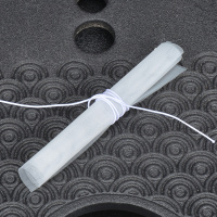 茶漏茶滤创意陶瓷过滤网茶叶茶隔过滤器功夫茶具配件白瓷泡茶漏斗|购买5份网布(普通网)