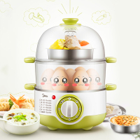 煮蛋器蒸蛋器自动断电家用小型迷你 1人定时早餐机煮鸡蛋神器|浅绿色