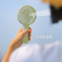 喷雾制冷手持小风扇便携式加水喷水水冷冷风加湿器usb随身携带手拿迷你可充电可喷水家用电风扇小型空调学生