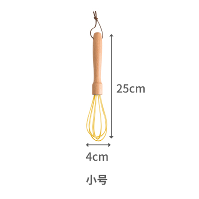 物鸣搅蛋器手动家用打蛋器不锈钢打发奶油器手持蛋糕烘焙搅拌器|小号藤黄色