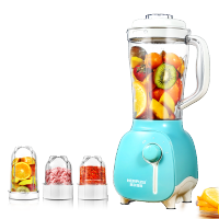 榨汁机家用料理炸豆浆果汁搅拌水果电动果蔬小型宝宝辅食|大容量1.5L(单机+含网滤+研磨杯+绞肉杯+随行杯)
