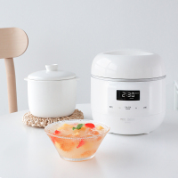 小电炖锅1-2人迷你bb煲汤煮粥锅家用隔水养生电炖盅陶瓷熬粥|雪山白