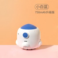 桌面吸尘器学生清洁器充电迷你usb儿童电动铅笔书桌电脑键盘笔记本桌上清理自动小型微型便携|蓝白小火箭★750mAh升级版