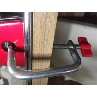 压面机固定夹面条机固定架家用手动手摇把夹子杆配件固定器通用型|中国红:固定夹1个