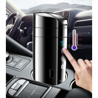 车载电热水杯汽车加热车用烧水杯12v电开水杯车家两用烧水壶