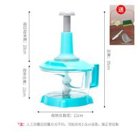 家用按压式碎菜绞肉机拍拍乐料理机手动搅拌机厨房多功能拌饺子馅|3升四片加强刀共2套刀片+礼