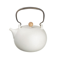 台湾白陶壶功夫茶具月泉1200ml烧水煮茶陶壶电陶炉套装煮茶器|月牙三代白陶壶