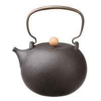 台湾白陶壶功夫茶具月泉1200ml烧水煮茶陶壶电陶炉套装煮茶器|仿锈色陶壶