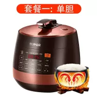 电压力锅5l电压锅家用全自动智能饭煲饭锅|褐色