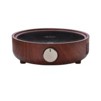 台湾感温玻璃壶烧水壶煮茶器大号耐温茶壶电陶炉套装|胡桃色茶炉