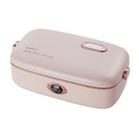 韩国电热饭盒免注水自热插电可保温加热饭菜神器上班族便当盒|淡粉色