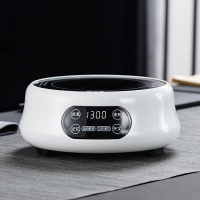 耐温玻璃提梁煮茶壶烧水泡茶养生壶普洱白茶电陶炉煮茶器煮茶炉|智能款时尚白电陶炉(单炉)