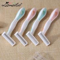 女士耙刀 腋毛刀剃毛刀除毛刀 3层刀片防滑 四支装0913