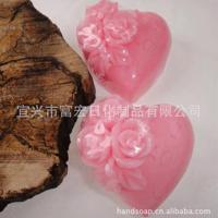 礼品手工冷制香皂---圆形精油香皂爱心天使手工皂洁肤皂