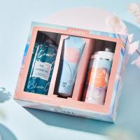 妍肤洗护三件套 可蓝色海岸洗护三件套身体乳手霜沐浴露留香
