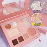 乖乖熊九色眼影盘 []乖乖熊九影盘大地珠光哑光闪粉高光提亮眼影新手