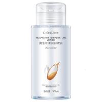 崇姿淘米水卸妆液 300 [上市]温和卸妆水 按压瓶无刺激脸部清洁眼唇淘米水卸妆液300