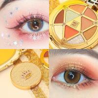 [新品]星耀光彩皇冠眼影盘粉质细腻细闪哑光亮片组合盘