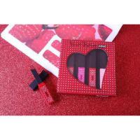 5307口红4支装 [新品]为爱而妆丝绒口红爱心礼盒四支口红套装套盒复古红烂番茄