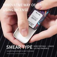 [新品]英文版固体香膏香水男士女士淡香随身口袋香体膏