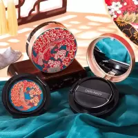 套装 [新品]孔雀薄纱遮瑕隔离霜气垫套盒打造无暇水光肌自然修容