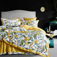 南浦云60S长绒棉宽边系列四件套亲肤细腻透气性好