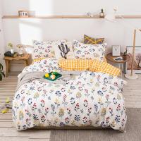 南浦云 轻奢水洗棉四件套 聚酯纤维 AB版设计 活性印染 简约舒适床上用品