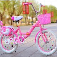 儿童自行车女8-9-11-15岁小孩折叠车小学生18/20/22寸公主款单车