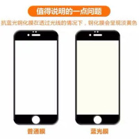 iphone6plus钢化膜8全屏覆盖7p软边8plus全包边七八全包防摔i7保护6sp手机贴mo护眼抗蓝光i8刚化玻璃