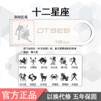 usb2.0优盘定制电脑u盘学生企业fat32格式金斯顿正版1|DTSE9-16G十二星座 标配