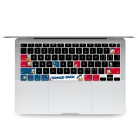 macboo可爱键盘保护贴防尘硅胶正版macbookpro键盘膜适|Air202013寸(适用机型A2179)[唐老鸭]