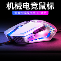游戏鼠标专用有线机械竞技牧马人宏静音电竞穿越火线cf吃鸡lol英雄联盟非无声电脑家用usb网吧男生