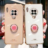 指环支架mate30pro摄像头全包手机壳防摔硅胶时钟mate30外壳