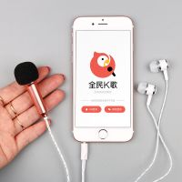 话筒迷你电容耳机手机小套装安卓唱歌神器麦克风